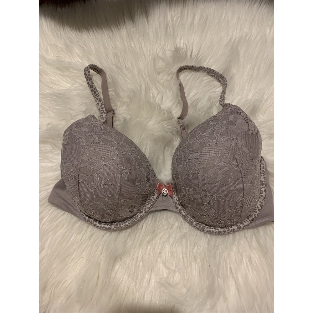 victoria secret body by victoria bra lined perfect coverage 34D sexy nude bra co